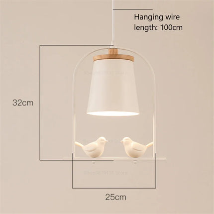 Applique murale LED moderne en forme d'oiseaux pour décoration — LZ4X9T2