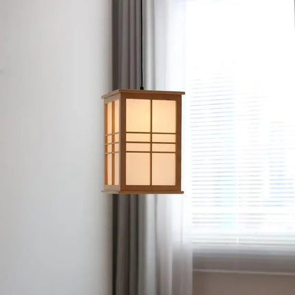 Lustre décoratif en bois pour restaurant, bar, hôtel et yoga — LZ4X9T