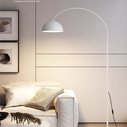 Lampadaire LED moderne à base marbre et métal pour salon ou chambre — LZ4X9P2