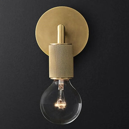Applique murale LED avec abat-jour en verre et métal — LZ4X9P