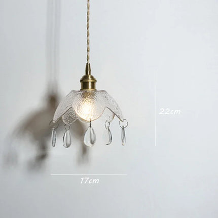 lustre nordique en cristal pour bar et restaurant