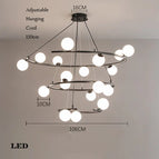 White Light / 18 Balls Black