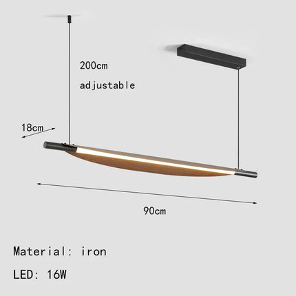 Lustre minimaliste en métal à 3 fils réglables pour bar — LZ4X9P2