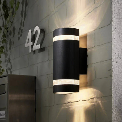 Applique murale LED demi-cercle pour éclairage extérieur design — LZ4X9Q2