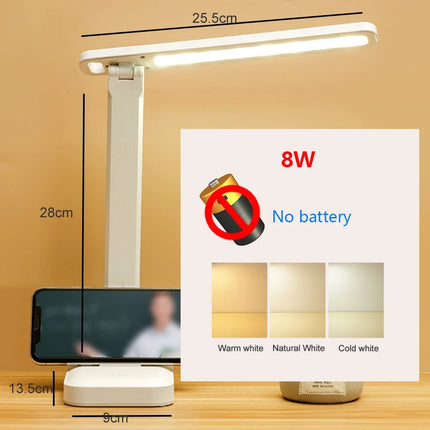 Lampe de bureau LED tactile à gradation avec port USB et protection des yeux — LZ4X9P2Q