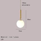 White glass-15cm / Natural light
