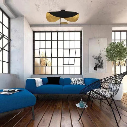 Plafonnier scandinave feuille décorative pour boutique de vêtements — LZ4Q9X2