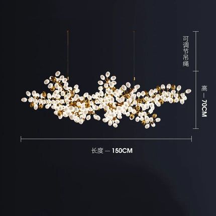 Lustre suspension doré design raisin pour intérieur élégant — LZ4X9QJ