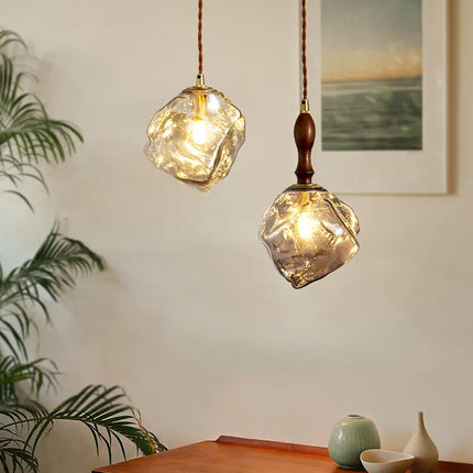 suspension en verre style nordique rétro pour intérieur
