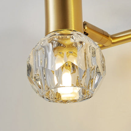 Applique murale LED en cristal doré style luxury Altesse — LZ4Q7N2