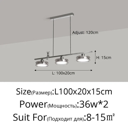 Suspension italienne minimaliste pour éclairage intérieur moderne — LZ4X9P