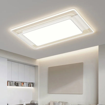 Plafonnier rectangulaire moderne minimaliste avec protection des yeux — LZ4P9XQ