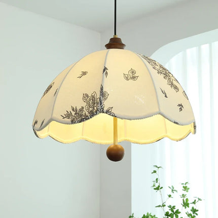 Lustre en tissu à motifs médiévaux pour restaurant et bar — LZ4X9P2