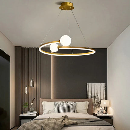 Lustre moderne en anneau pour décoration intérieure — LZ4X9T2