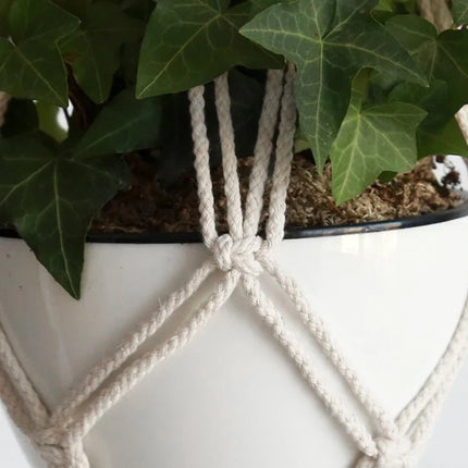 Suspension macramé pour plantes, décoration intérieure et jardin — LZ4X9J
