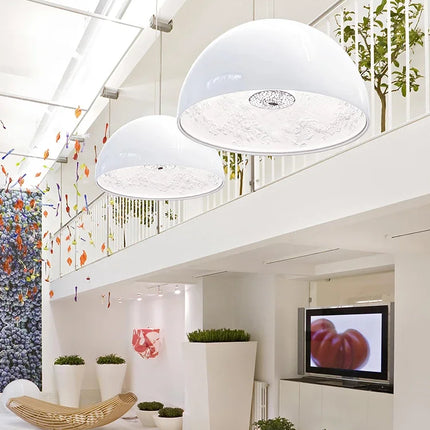 Lustre suspension en résine avec relief art romantique Skygarden — LZ4X9P
