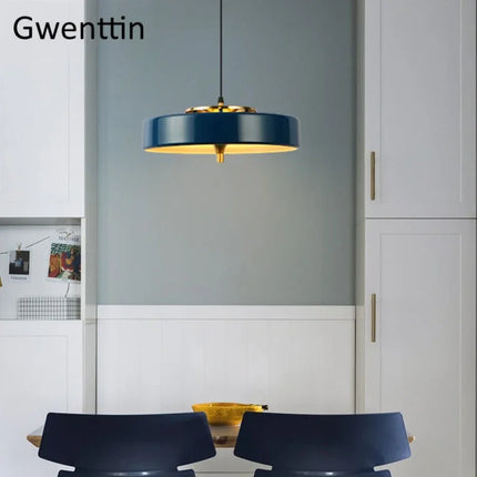 Suspension ronde LED style nordique pour décoration moderne — LZ4X9P