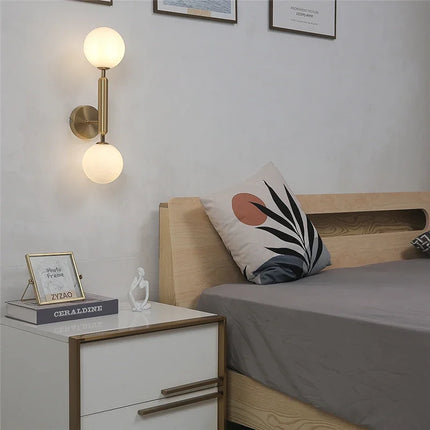Applique murale nordique en verre pour éclairage intérieur — LZ4X7D9Q