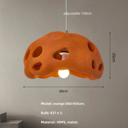 Suspension LED design Wabi Sabi style nordique irrégulier — LZ4X9P2