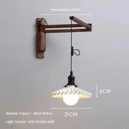 Applique murale extensible en cuivre au design élégant et fonctionnel — LZ4X9T