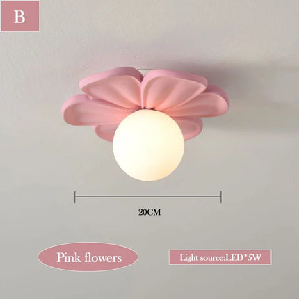 Lustre moderne à pétales pour chambre d’enfant — LZ4X9P2