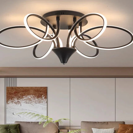 Plafonnier LED lumineux pour décoration intérieure moderne 2024 — LZ4X9P2