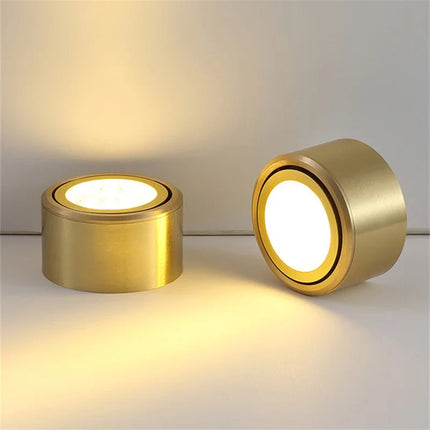Spot LED orientable en cuivre pour décoration intérieure — LZ4X9T