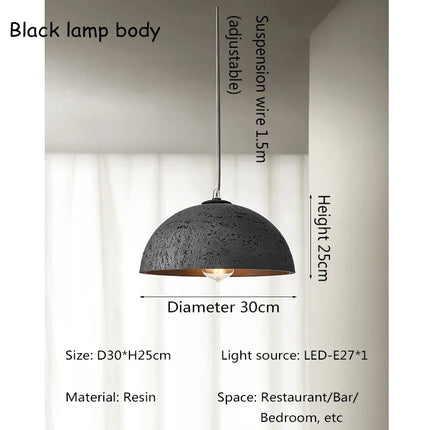 Lustre japonais Wabi Sabi pour décoration nordique moderne — LZ4X9P