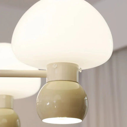 Lustre moderne en verre avec spots réglables en métal — LZ4Q9X2