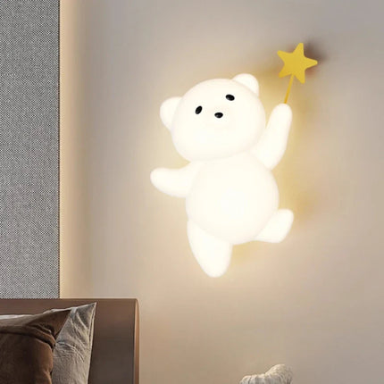 Applique murale LED lapin et radis pour chambre enfant — LZ4X9QJ