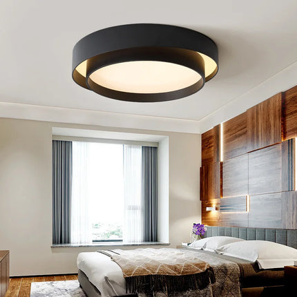 Plafonnier rond au design moderne pour éclairage nordique créatif — LZ4X9M