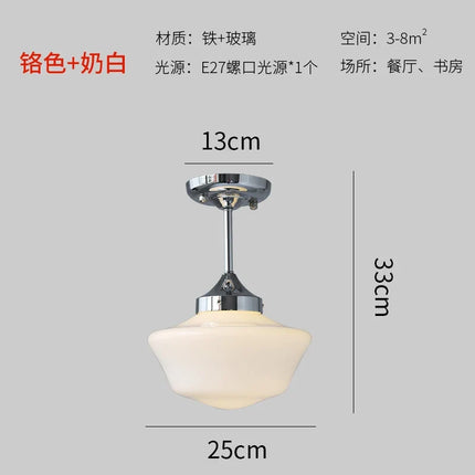 Plafonnier en verre style médiéval pour porche et balcon — LZ4D9XQ