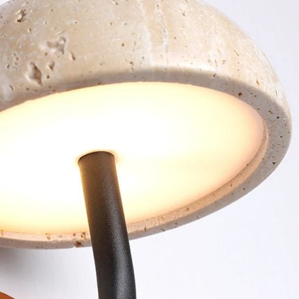 Lampe de table en pierre naturelle pour ambiance chaleureuse — LZ7XQ2