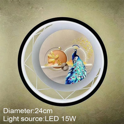Applique murale LED moderne et ronde