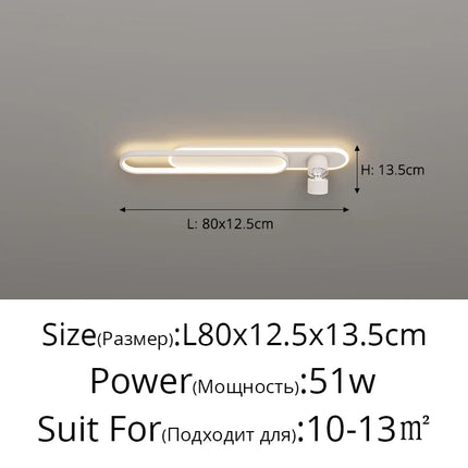 Plafonnier LED décoratif moderne pour intérieur style loft — LZ4X9Q