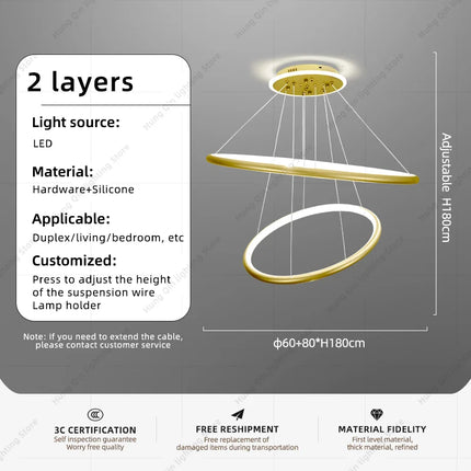 Lustre moderne en cristal avec éclairage LED intégré — LZ4X9T2