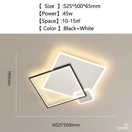 Plafonnier LED moderne pour décoration intérieure lumineuse et élégante — LZ4X9T2