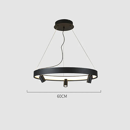 Suspension LED circulaire au design nordique moderne — LZ4X9P