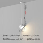 A White D14x33cm / Warm white