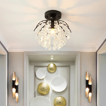 Lustre nordique moderne en cristal pour décoration intérieure lumineuse — LZ4X9T2