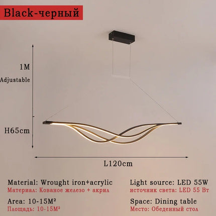 Lustre LED décoratif pour restaurants et espaces intérieurs — LZ4X9T