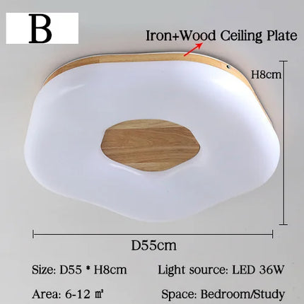 Plafonnier LED ultra-mince pour éclairage intérieur et décoration — LZ4X9M