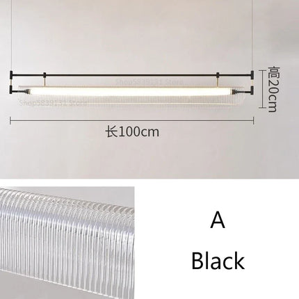 Suspension LED moderne minimaliste en acrylique italien — LZ4X9M