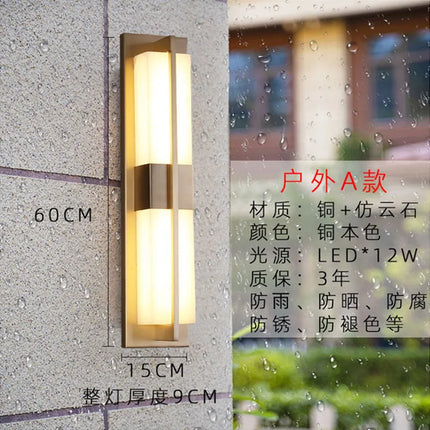 Applique murale étanche pour éclairage extérieur décoratif moderne — LZ4XJ9
