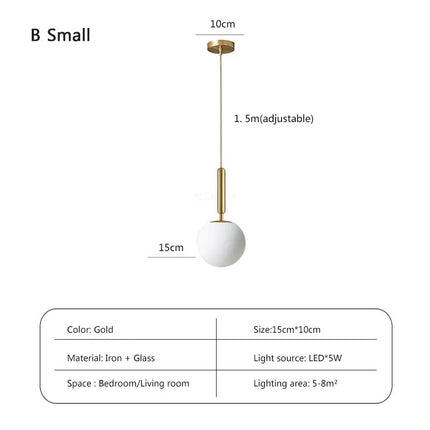 Suspension LED en verre au design moderne pour intérieur — LZ4X9Q2