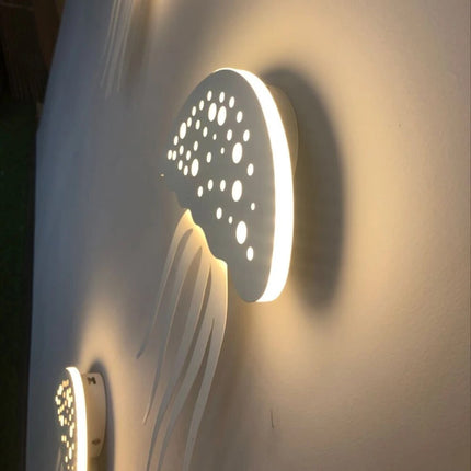 Applique murale LED blanche en forme de méduse — LZ4FJ9K