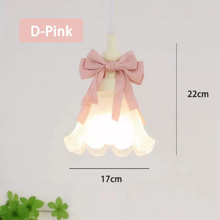 Suspension romantique pour enfants avec abat-jour en verre — LZ4XJ9