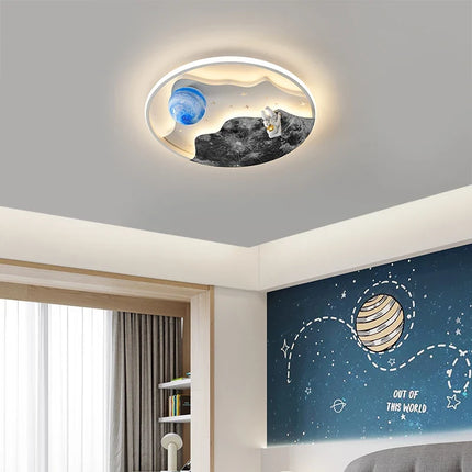 Lustre créatif astronaute lumineux pour décoration intérieure — LZ4X9M