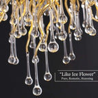 Suspension Ronde 80cm / Couleur argent / Lumière blanche