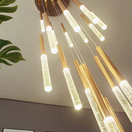 Lustre en cristal au design moderne pour éclairage intérieur minimaliste — LZ4X9Q2